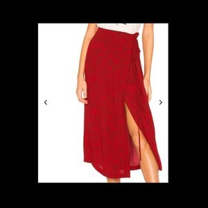 Free people Tied Mini skirt